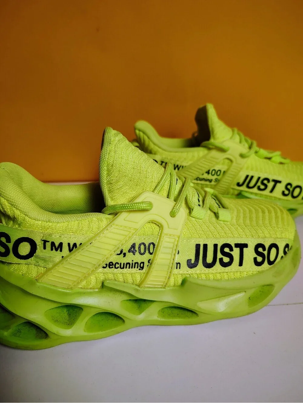 Just So So Men 5 Women 6.5 Green Blade Running Shoes Fashion Sneakers Size 37 Eu